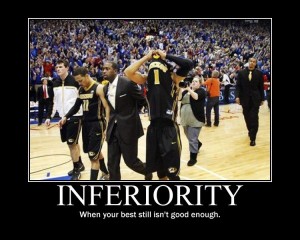 Demotivational poster about Mizzou's inability to succeed.